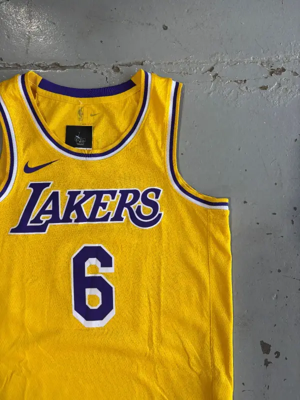 Nike Los Angeles Lakers LeBron James #6 Icon Swingman Jersey - Medium