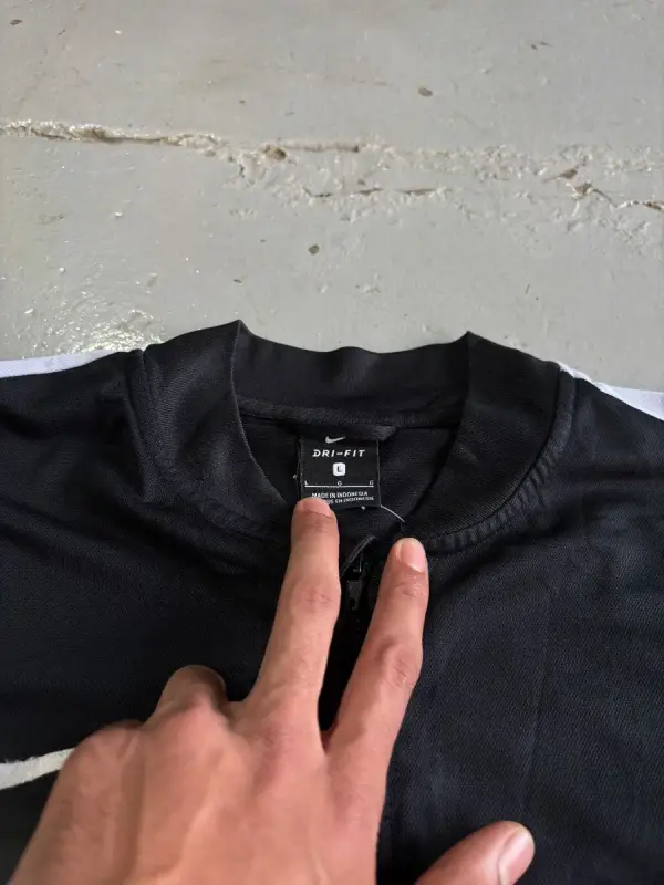 Black Nike Dri-FIT Training Jacket - Large