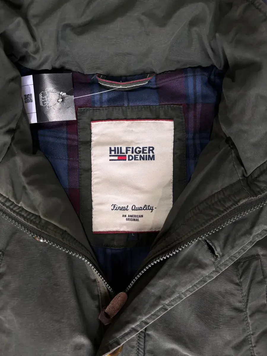 Green Tommy Hilfiger Parka Coat - Large