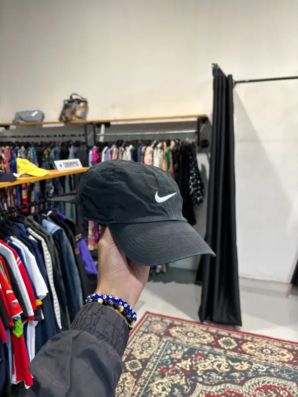 Nike Vintage Black Nike Sportswear Heritage 86 Cap - OSFA