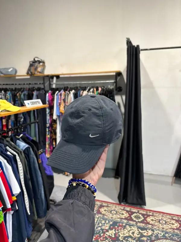 Nike Black Nike Dri-FIT Club Meta Swoosh Cap - OSFA