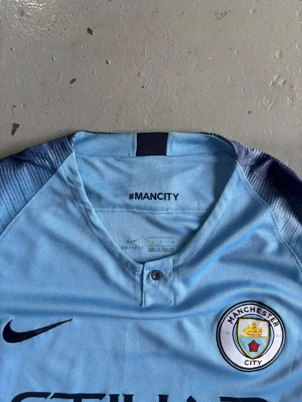 Nike Man City 18/19 Home Jersey - Medium
