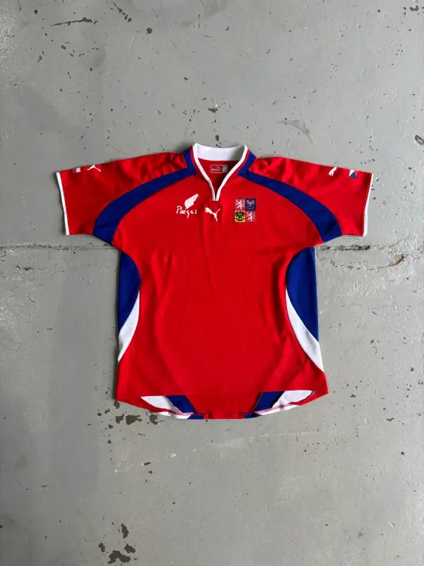 Puma Vintage Puma Czech Republic 00/02 Home Football Jersey - Extra Large