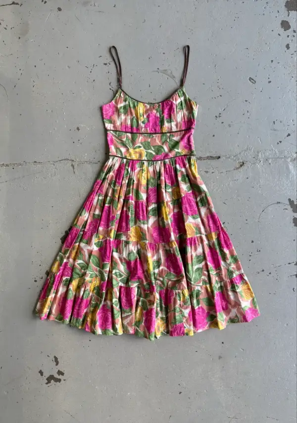  Farm Rio Printed Midi Dress - Small/Medium