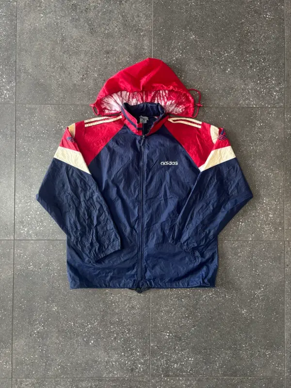 Adidas Vintage 90s Adidas Bench Coat Jacket - Large
