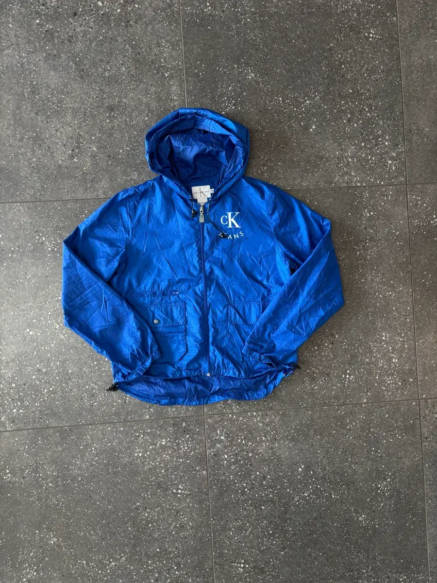 Calvin Klein Vintage Blue Calvin Klein Jeans Windbreaker - Medium