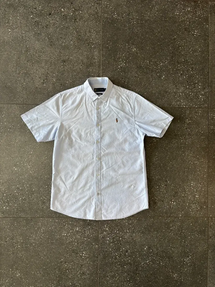 Ralph Lauren Vintage Blue Ralph Lauren Short Sleeve Shirt - Small