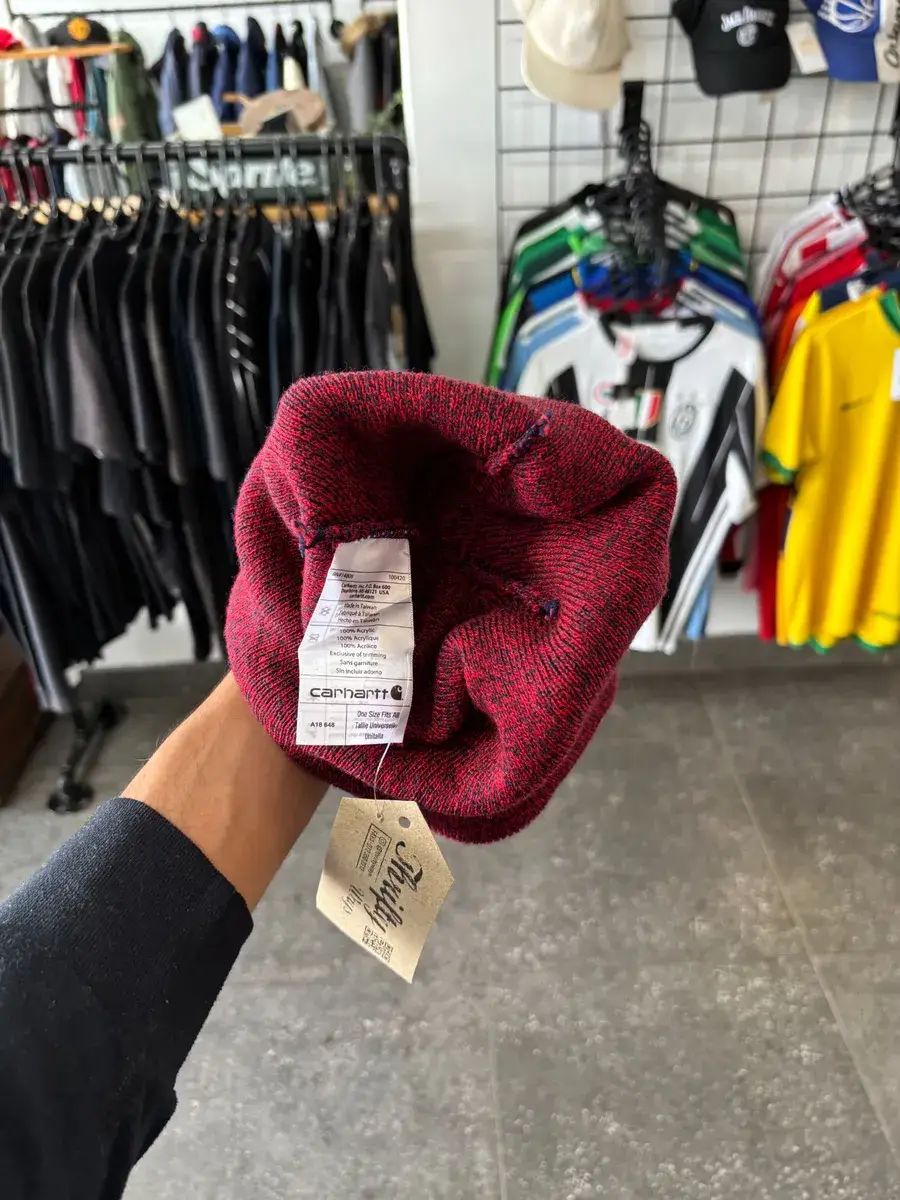 Red Carhartt Beanie - OSFA