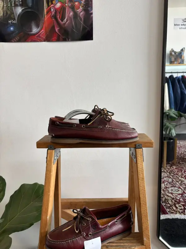Vintage Brown Timberland Boat Shoes - UK8