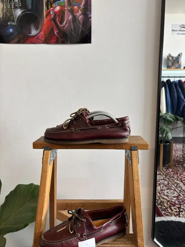 Vintage Brown Timberland Boat Shoes - UK8