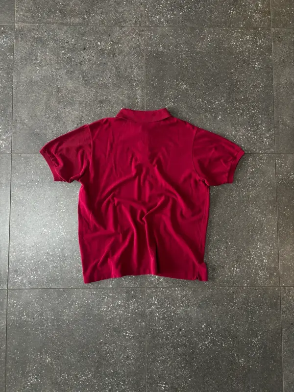Maroon Lacoste Polo Shirt - Extra Extra Large
