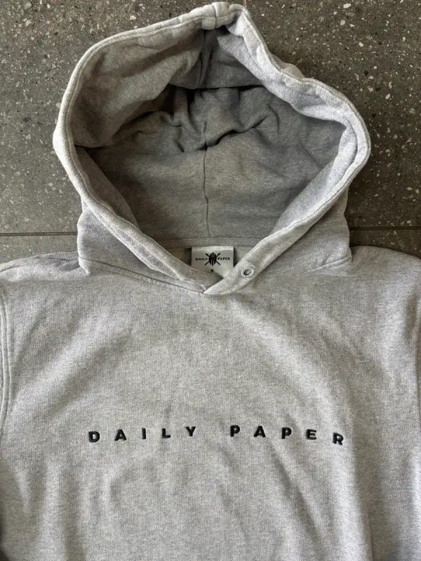 Grey Daily Paper Alias Hoodie - Small