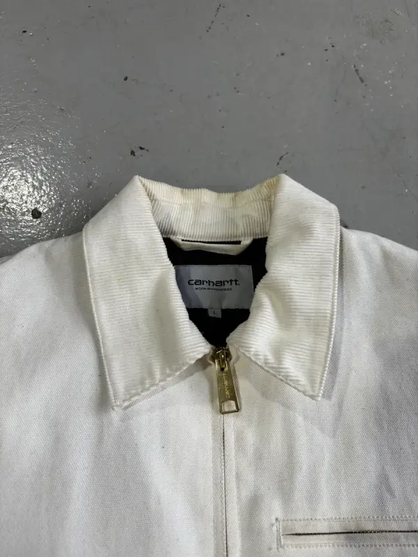 White Carhartt WIP Detroit Jacket - Large
