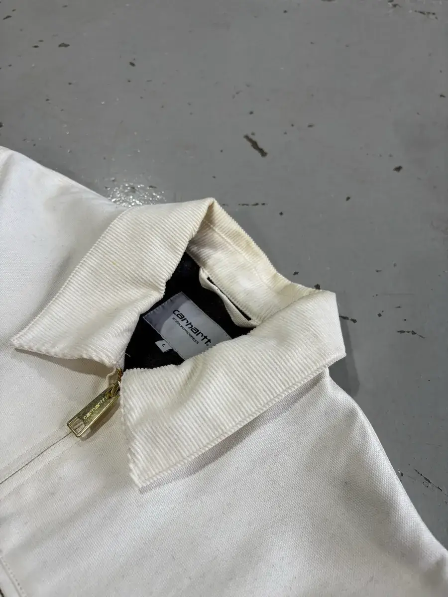 White Carhartt WIP Detroit Jacket - Large