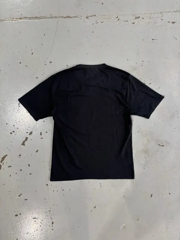 Black Adidas Originals Adicolor Trefoil T-Shirt - Large