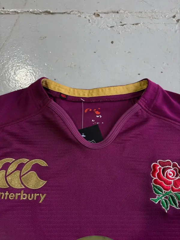 Purple Canterbury England Rugby Union Jersey - Extra Large