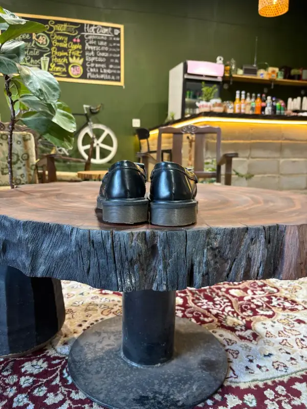 Black Dr.Martens Adrian Tassel Loafers - UK4