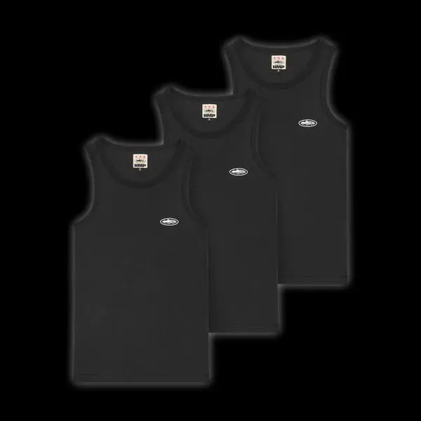Black Corteiz Tank Tops (3 pk)