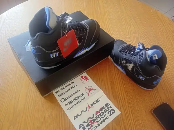 Air Jordan Air Jordan 5 x awake ny racer blue