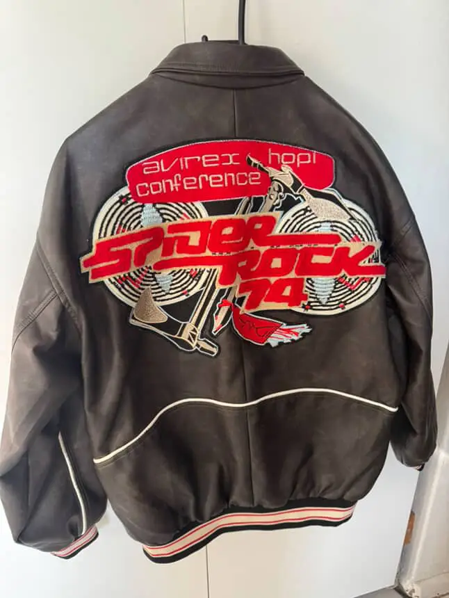 Avirex varsity bomber jacket