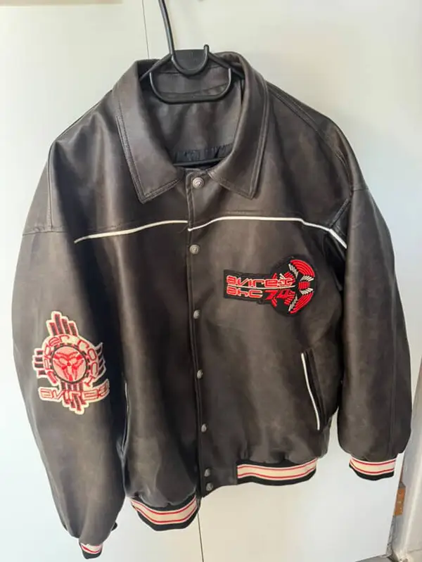 Avirex varsity bomber jacket