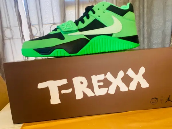 Travis Scott x Jordan CJ1 T-Rexx “Green Spark”