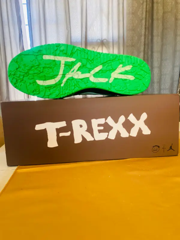 Travis Scott x Jordan CJ1 T-Rexx “Green Spark”
