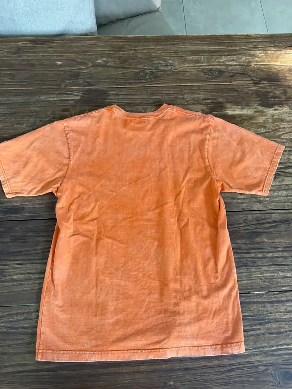A bathing ape bape orange tshirt