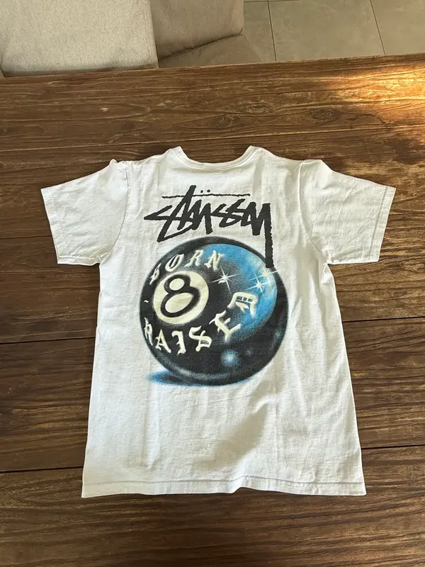 Stüssy x Born & raised 8 ball tshirt