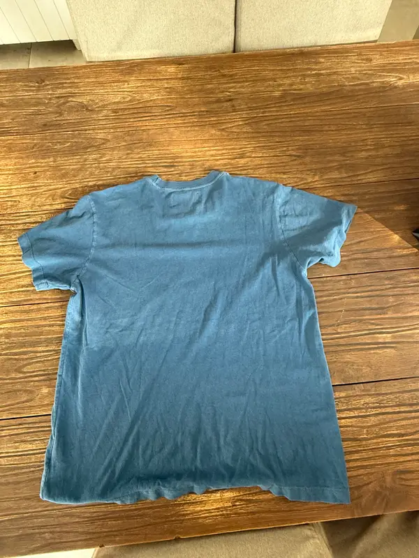 Denim tears wreath logo tshirt blue