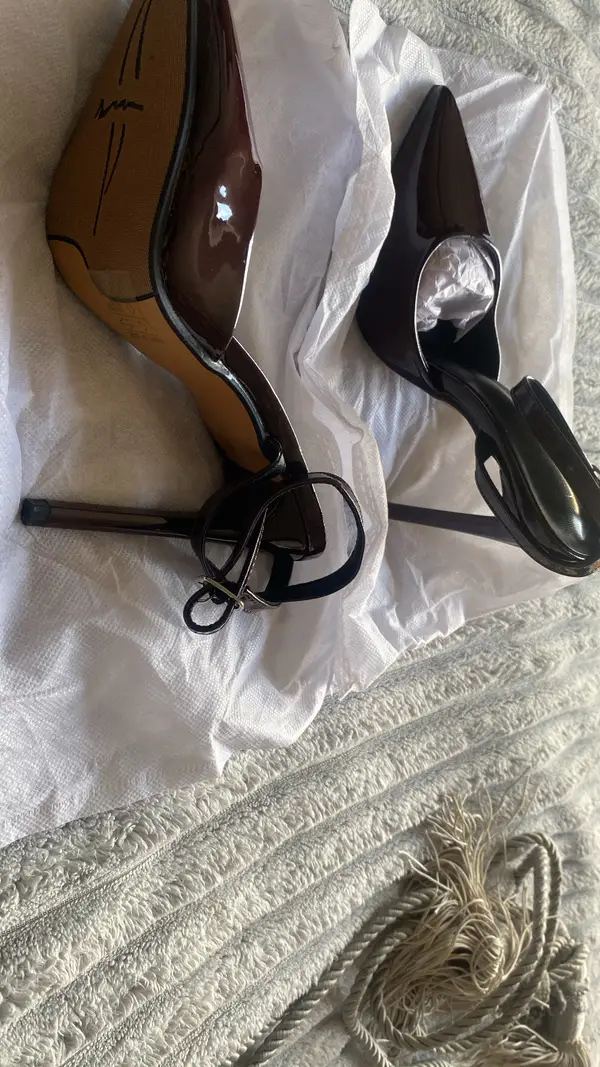 Women's Wine Red Fashion Pumps Burgundy High Heels Thin Heel