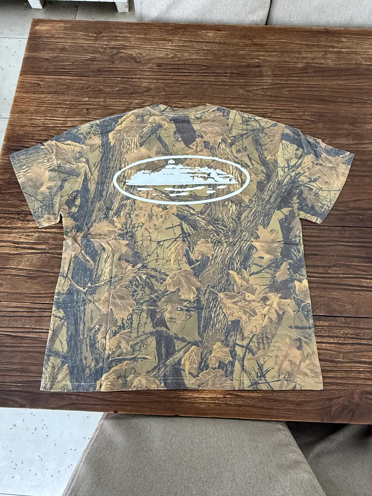 Corteiz Alcatraz Leaf camo tshirt