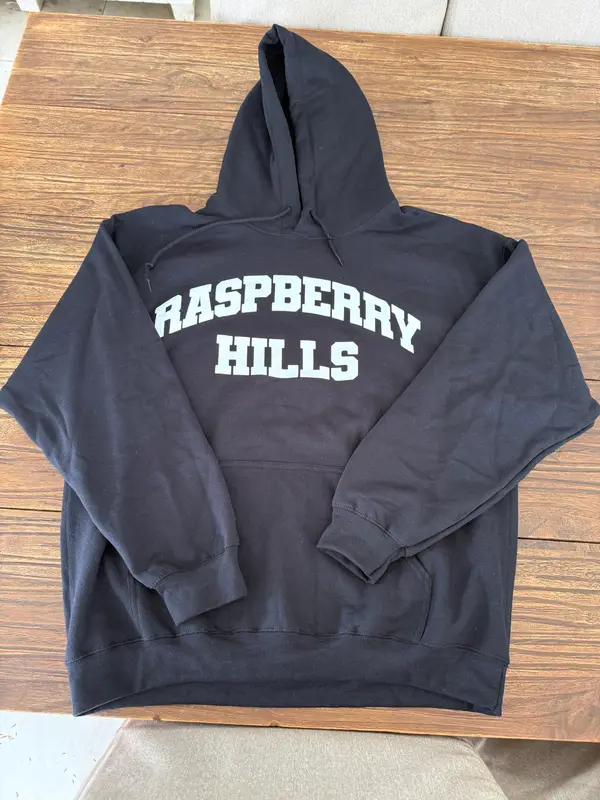 Raspberry Hills Raspberry hills OG black hoodie