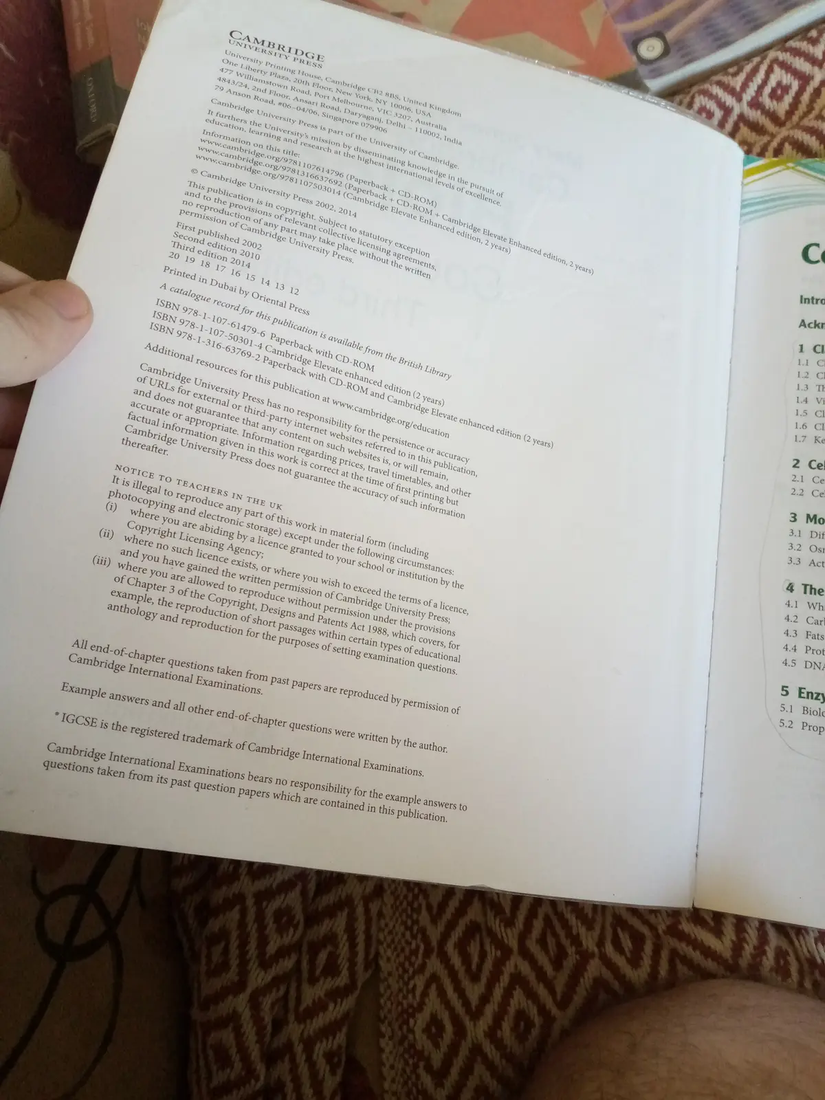 IGCSE Cambridge Biology Third Edition