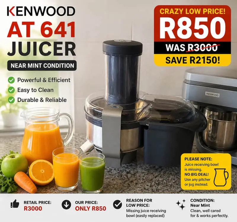 Kenwood Kenwood - Juice Extractor Attachment for Chef/Chef XL - AT641