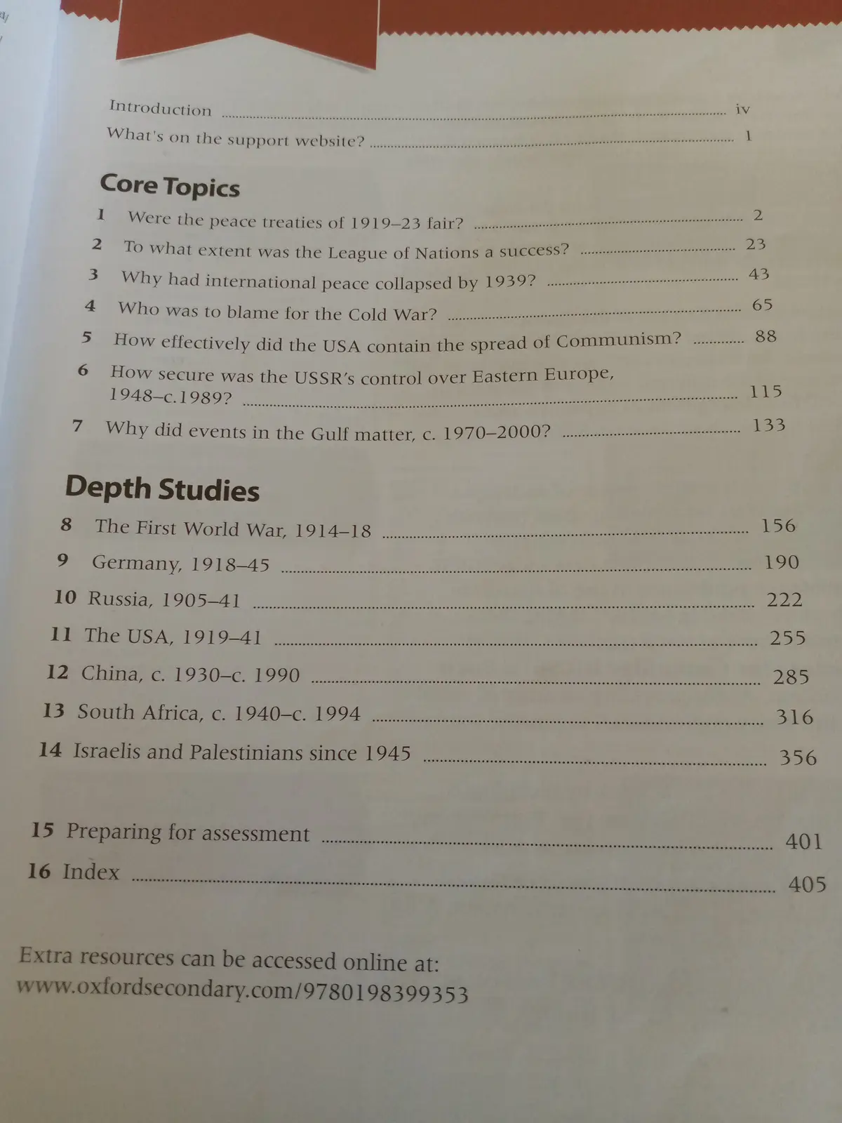 IGCSE History