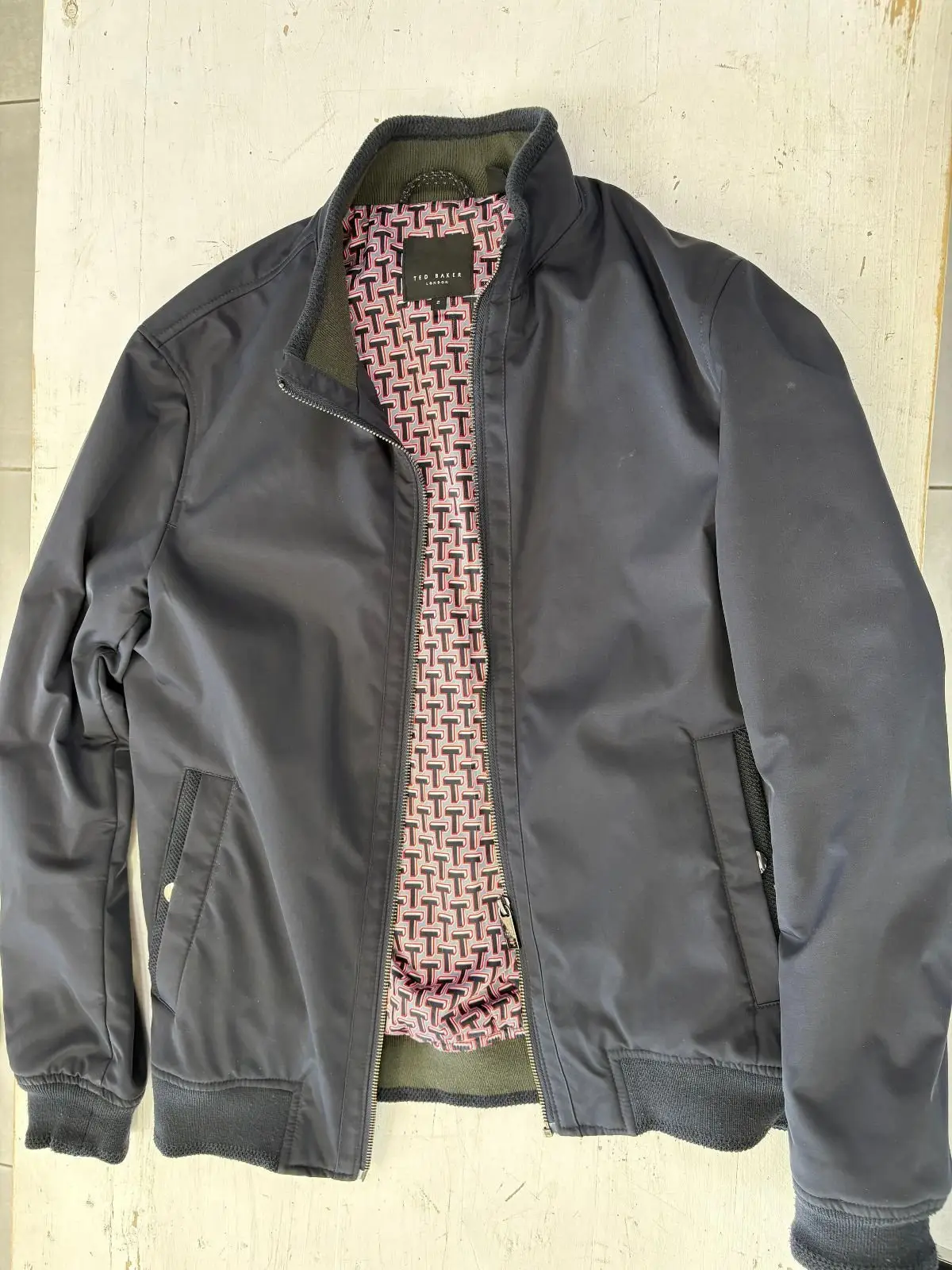 Ted Baker Ted Baker · Bomber Jackets for men · Size M — Authentic Ted Baker navy bomber jacket! Take this abso