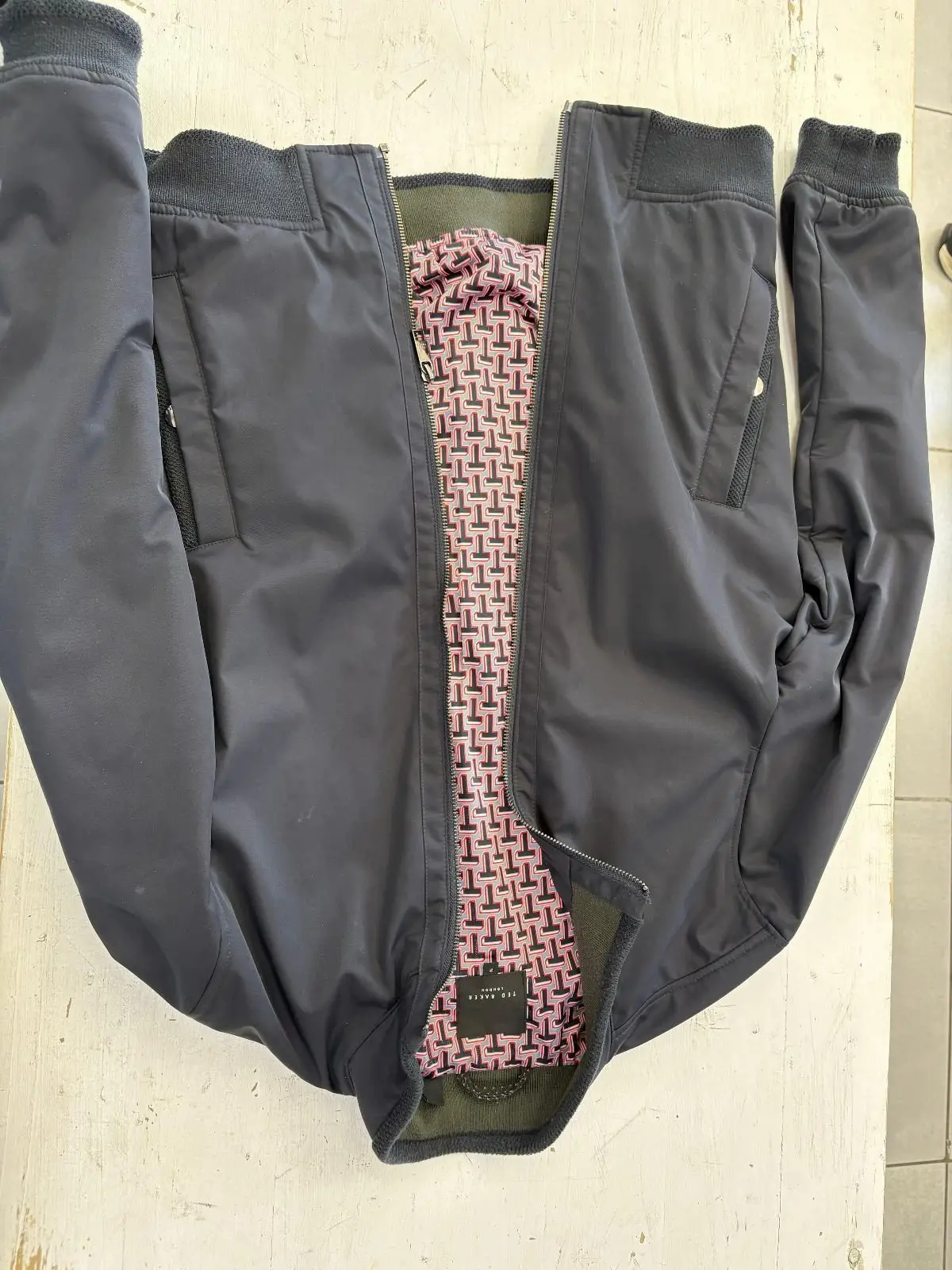 Ted Baker · Bomber Jackets for men · Size M — Authentic Ted Baker navy bomber jacket! Take this abso