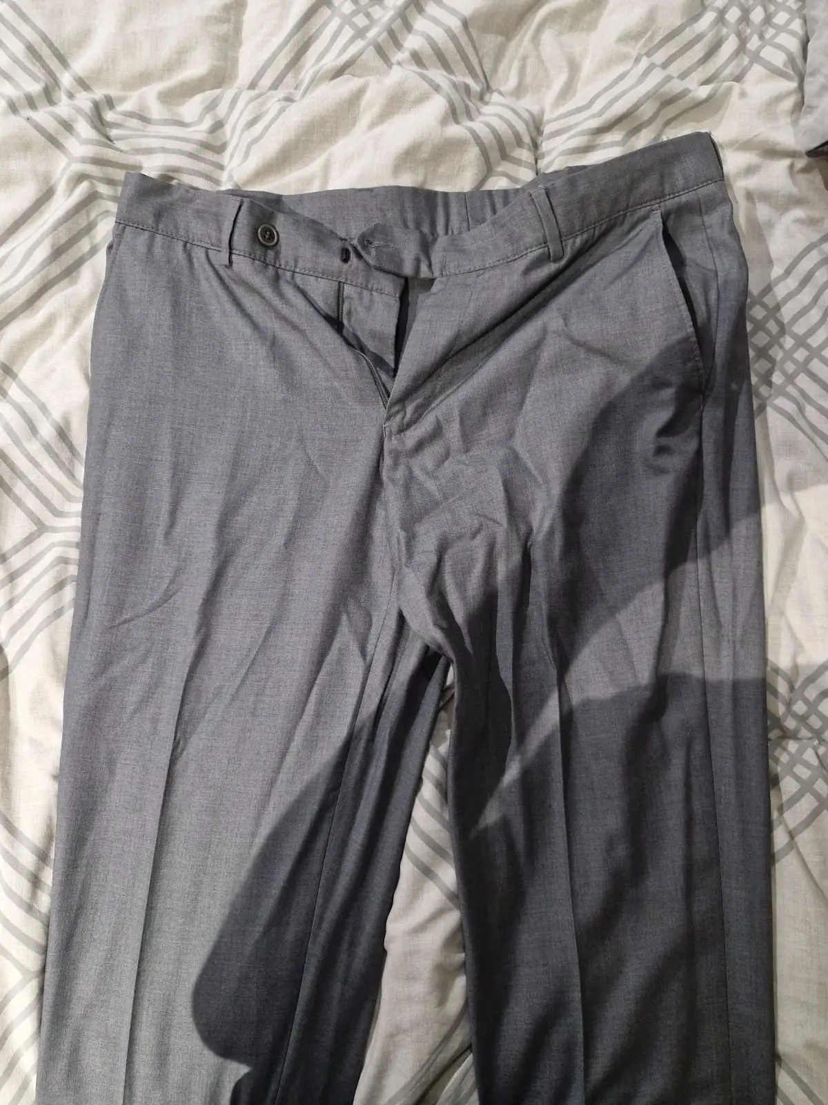 Bogart Grey men's Bogart suit pants