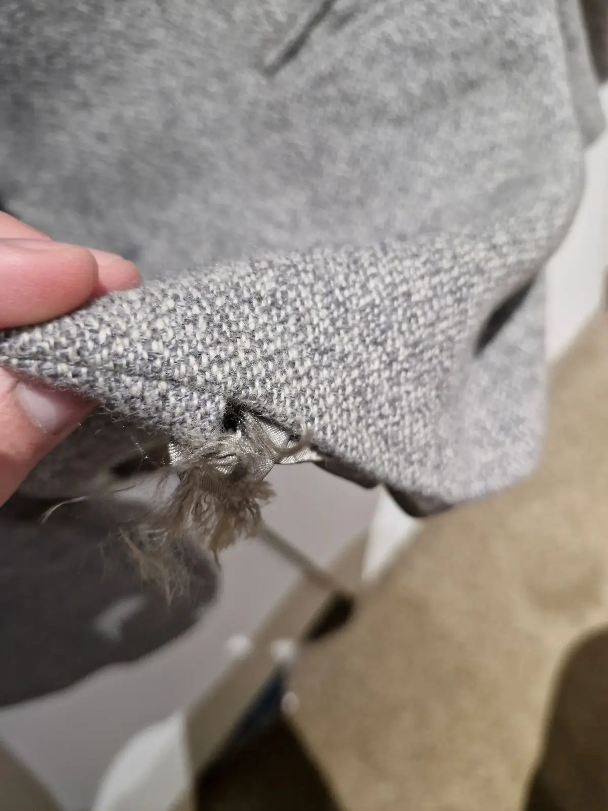 Great quality but has a small fixable rip on the bottom