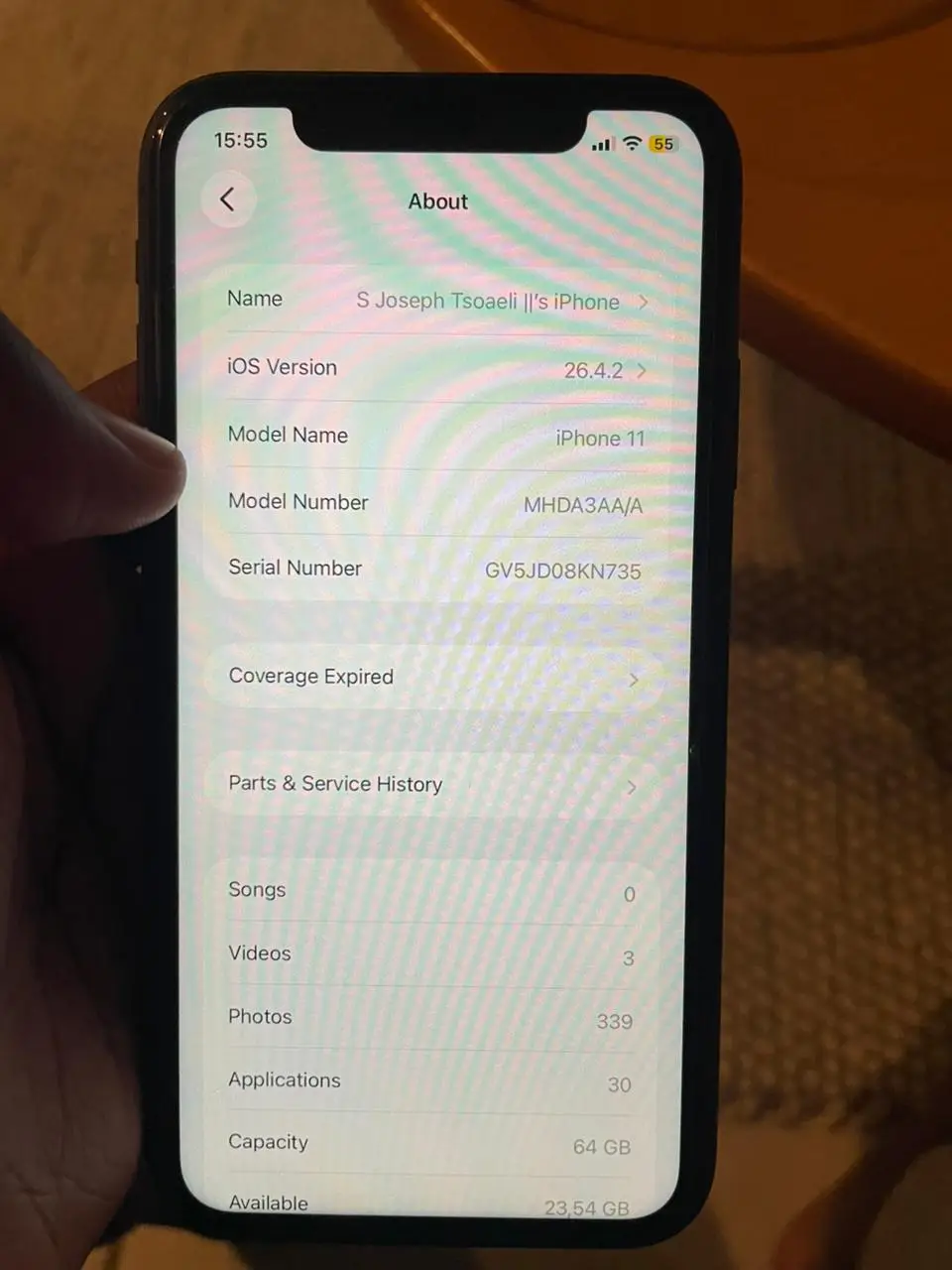 Black iPhone 11 64gb