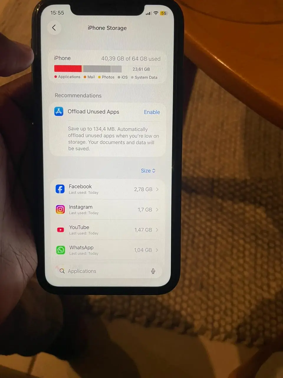 Black iPhone 11 64gb