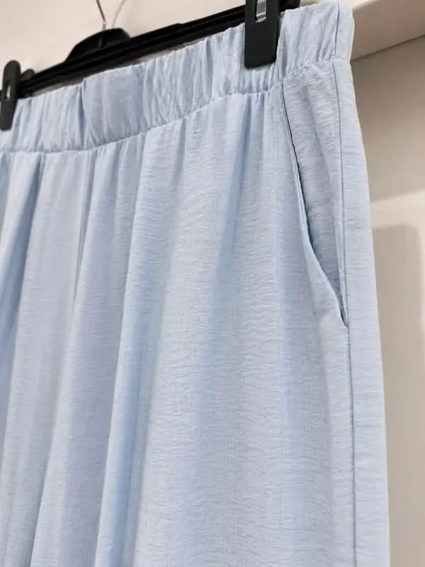 STARA Effortless wide-leg soft blue pants