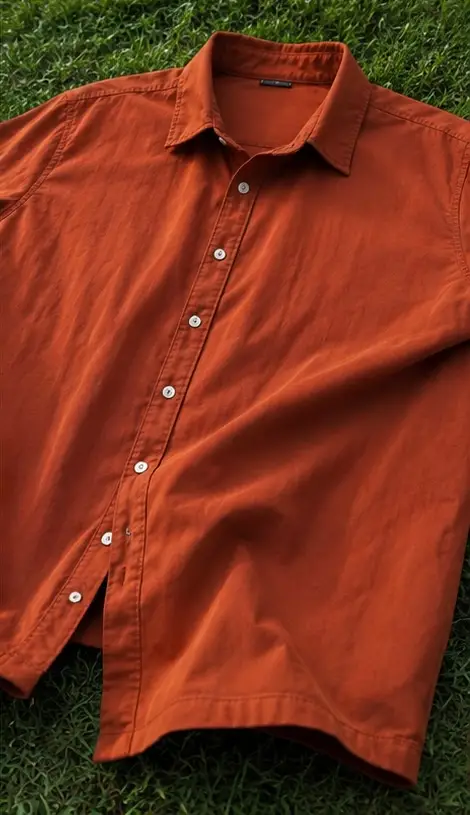 STARA STARA Classic Terracott Shirt