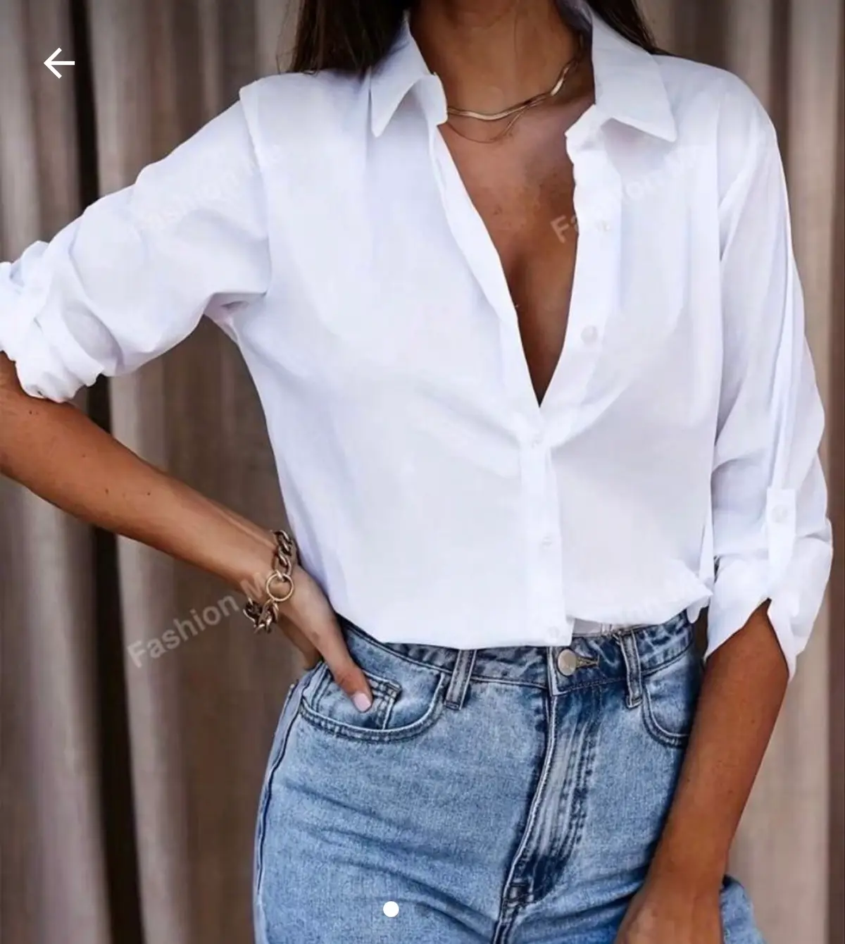 Shein Button down shirt