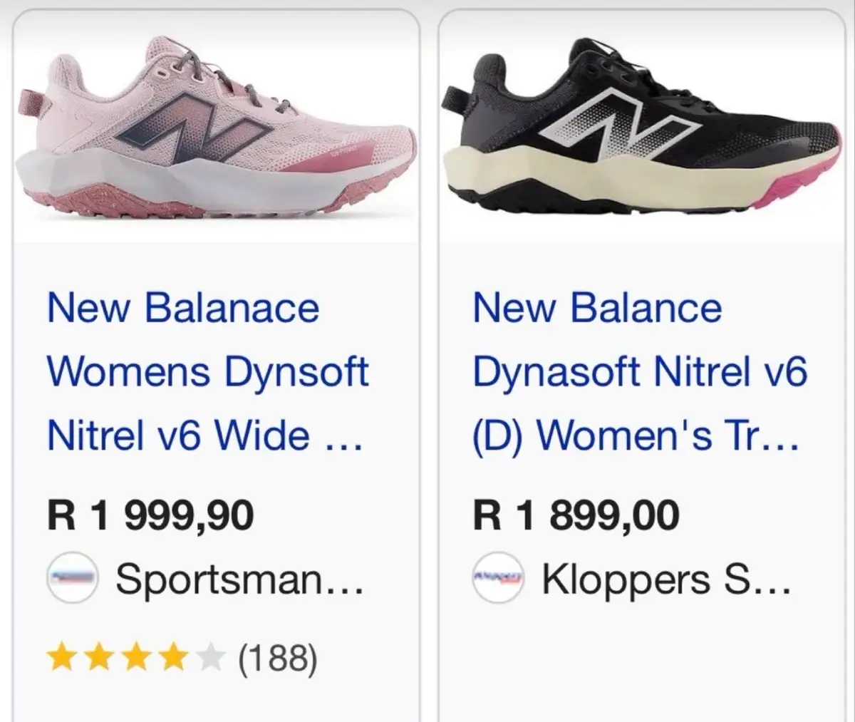 New Balance Dynasoft Nitrel v6 (D) Women’s Trail Running Shoes.