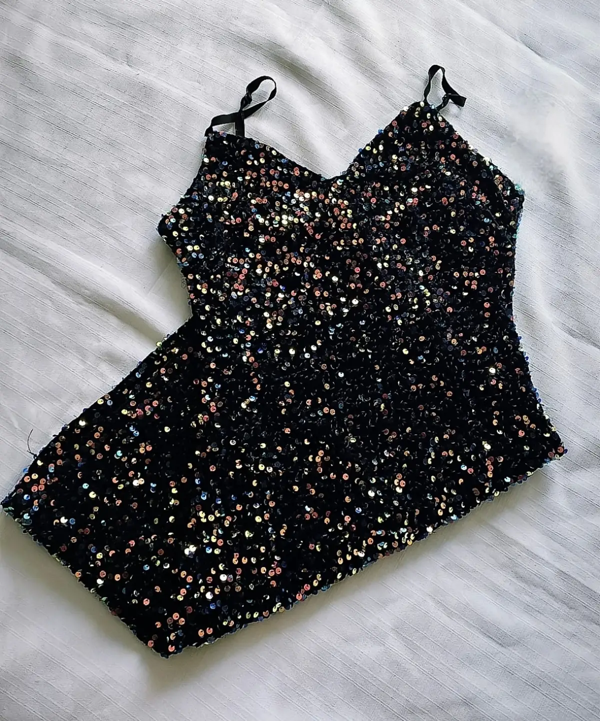 Shein Black Sequin dress 🖤🔥