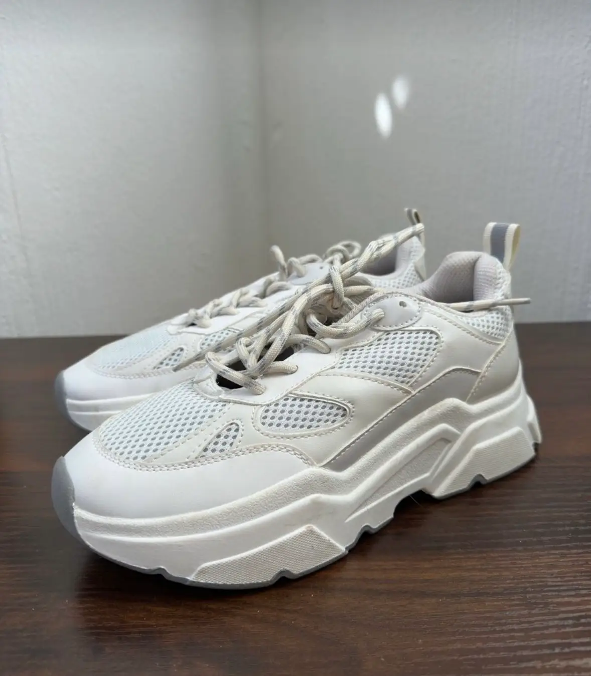 H&M White & Grey chunky trainers