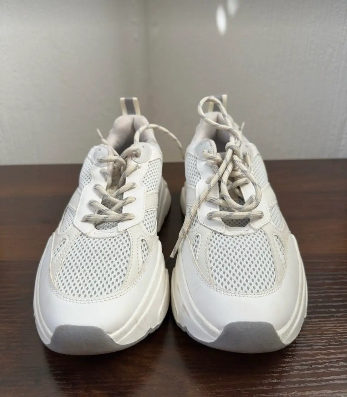 White & Grey chunky trainers