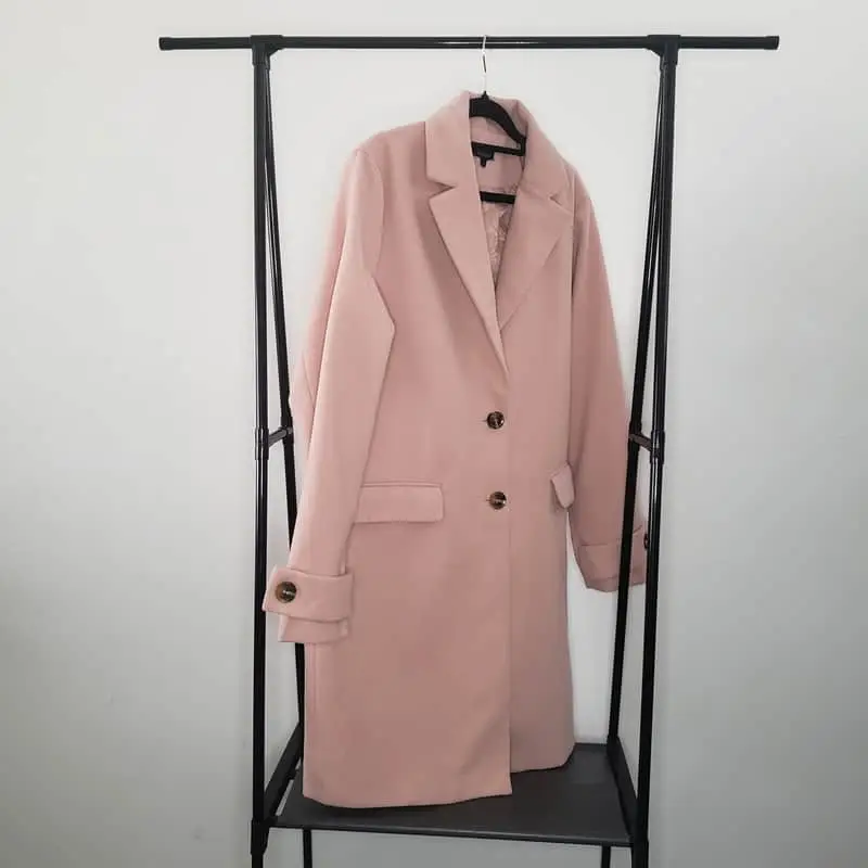 G-Maxx Dusty Rose Tailored Overcoat 🌸✨